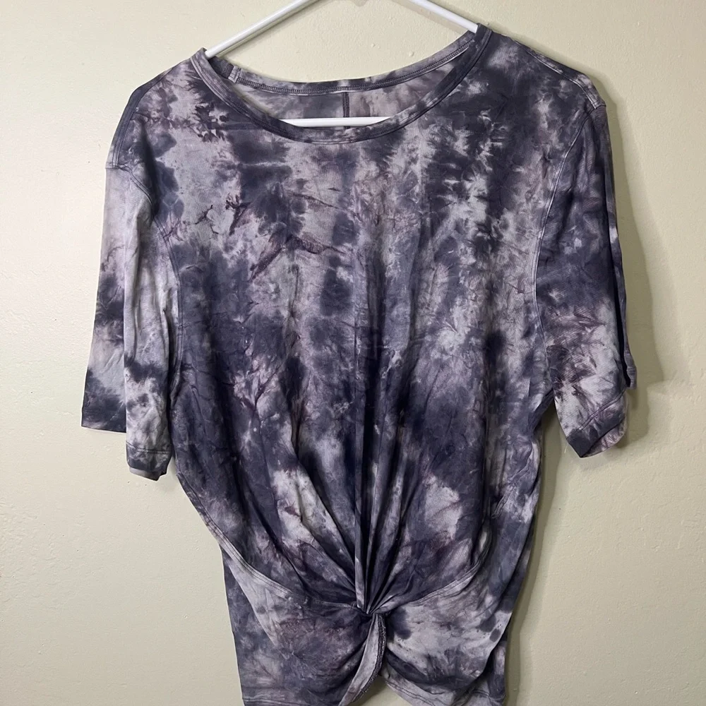 lululemon‎ crescent tee Purple Tie-Dye